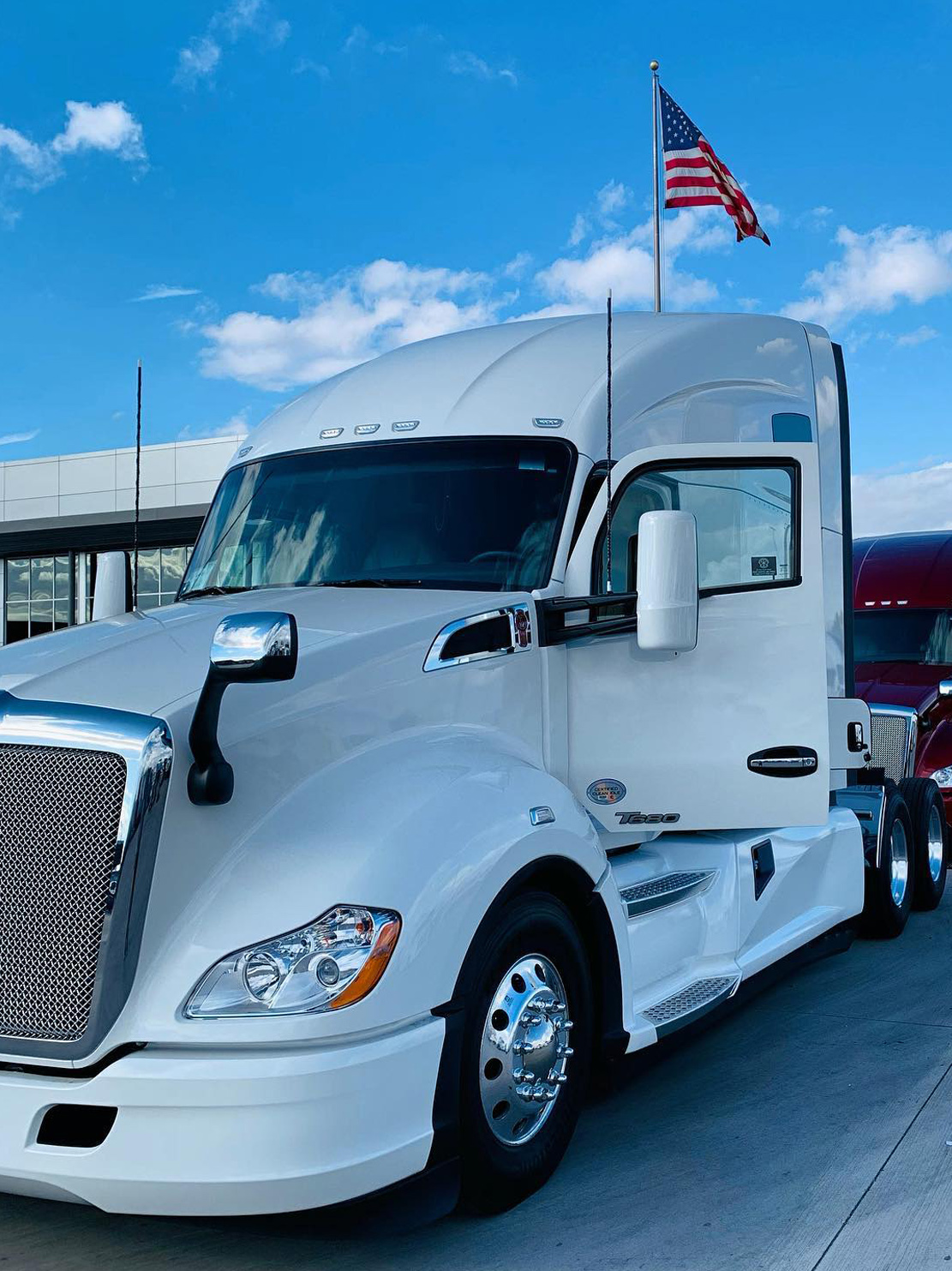 GTX Transport LLC truck in Laveen Village, AZ
